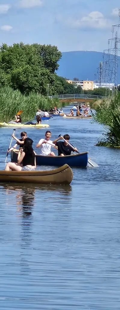 Kanu fahren am Neustädter Kanal